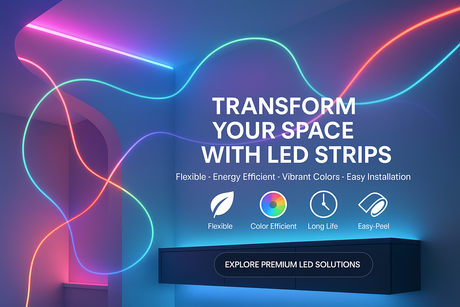 LED Strips: Transform Your Spaces with Light