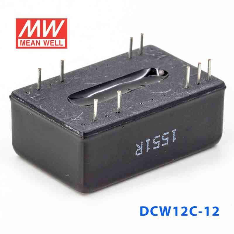 Mean Well DCW12C-12 DC-DC Converter - 12W - 36~72V in ±12V out - PHOTO 3