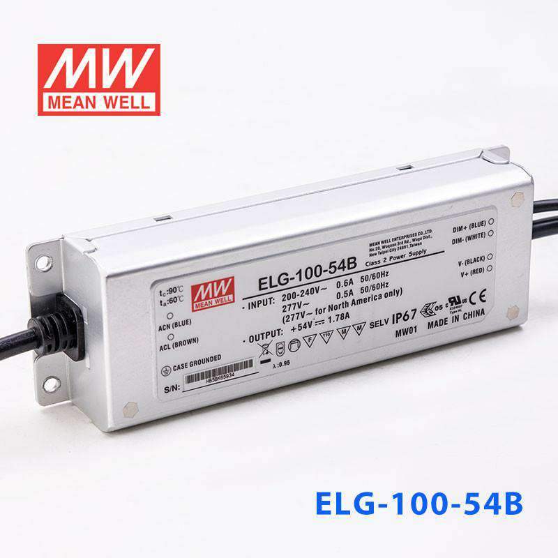 Mean Well ELG-100-54B Power Supply 96.12W 54V - Dimmable 1.78A - PHOTO 1