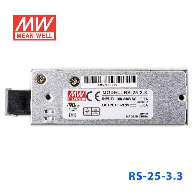 Mean Well RS-25-3.3 Power Supply 25W 3.3V 6A - PHOTO 2
