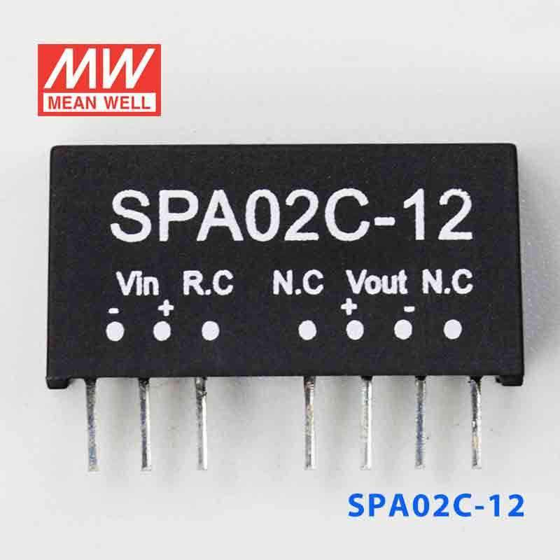 Mean Well SPA02C-12 DC-DC Converter - 2W - 36~72V in 12V out - PHOTO 2