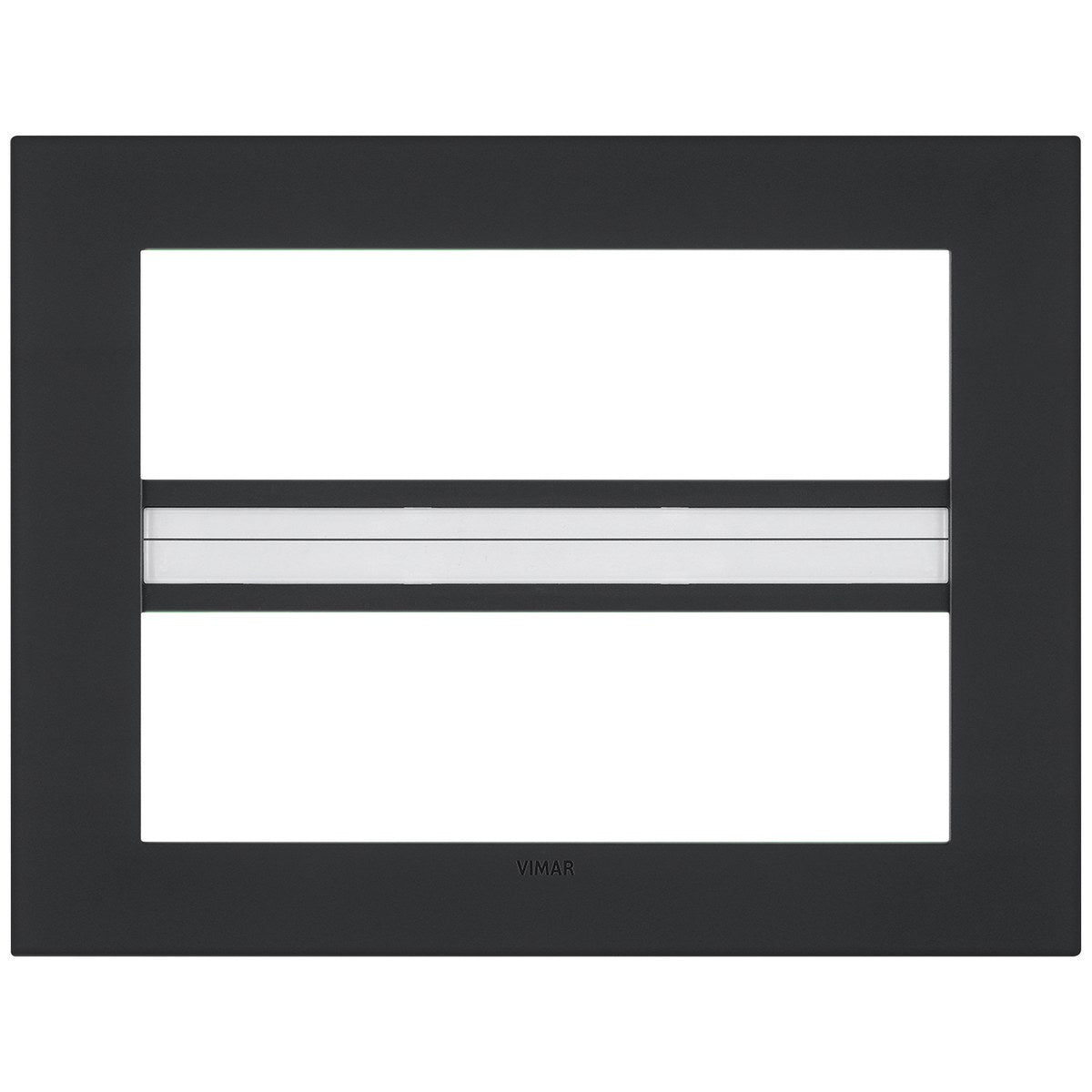 Vimar Arke Classic Plate 14M Technopolymer Black