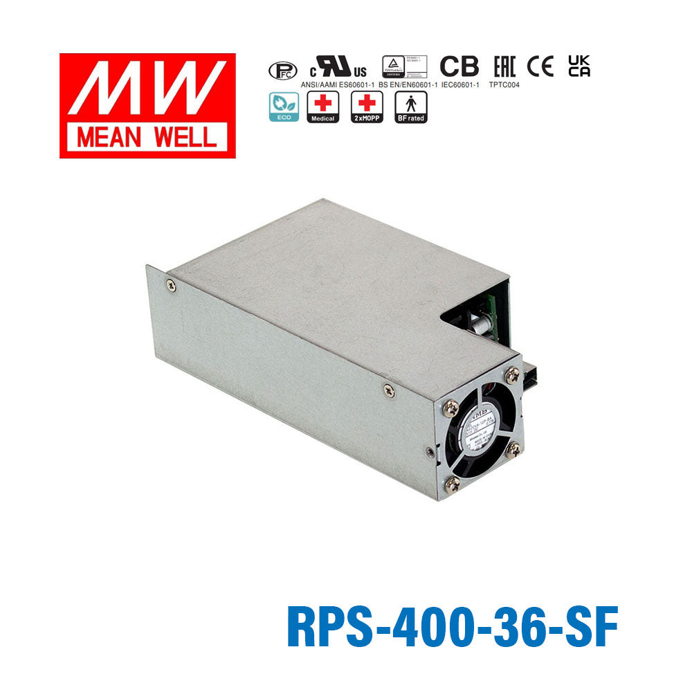 Mean Well RPS-400-36-SF Green Power Supply W 36V 7A - Medical Power Supply