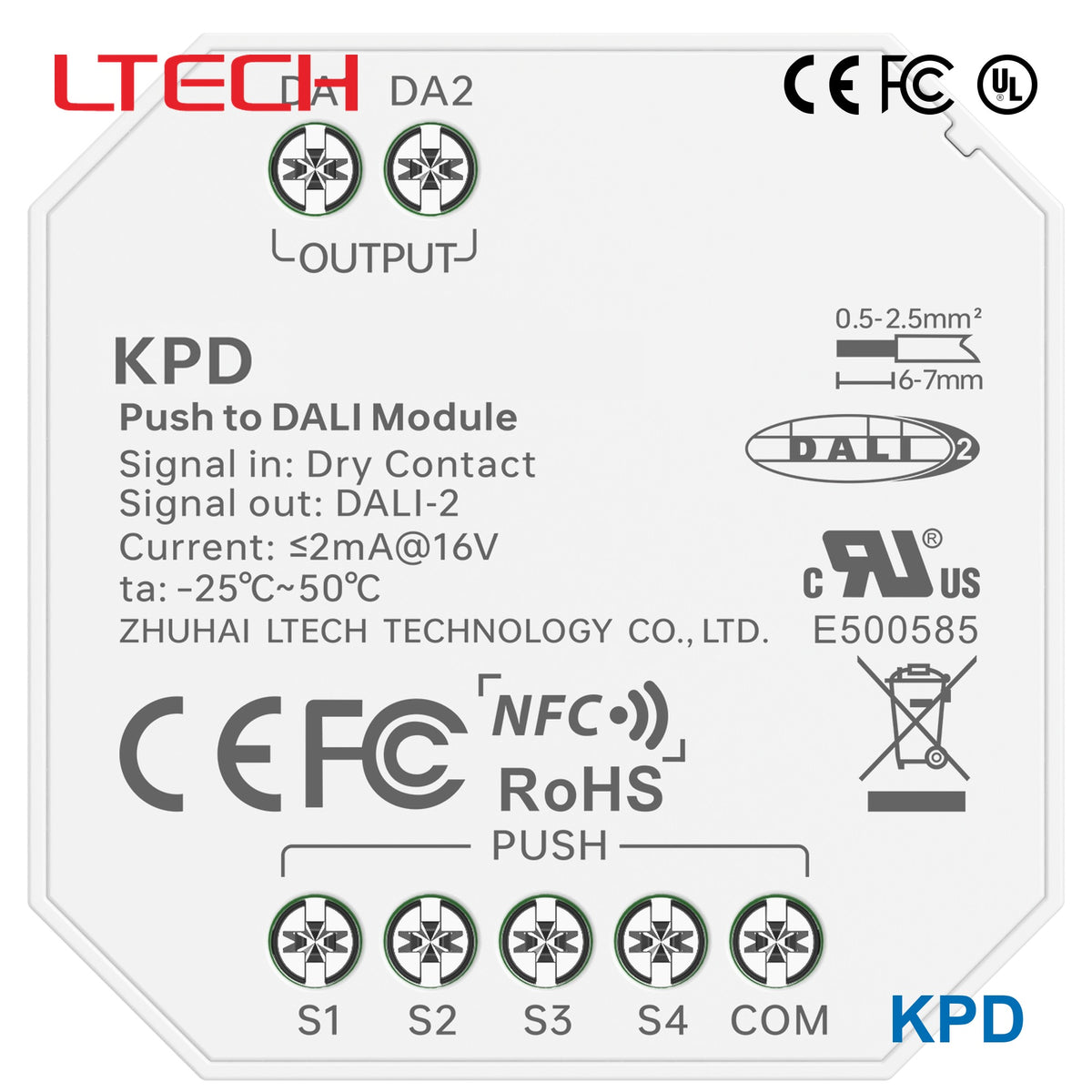 Ltech KPD DALI LED Controller