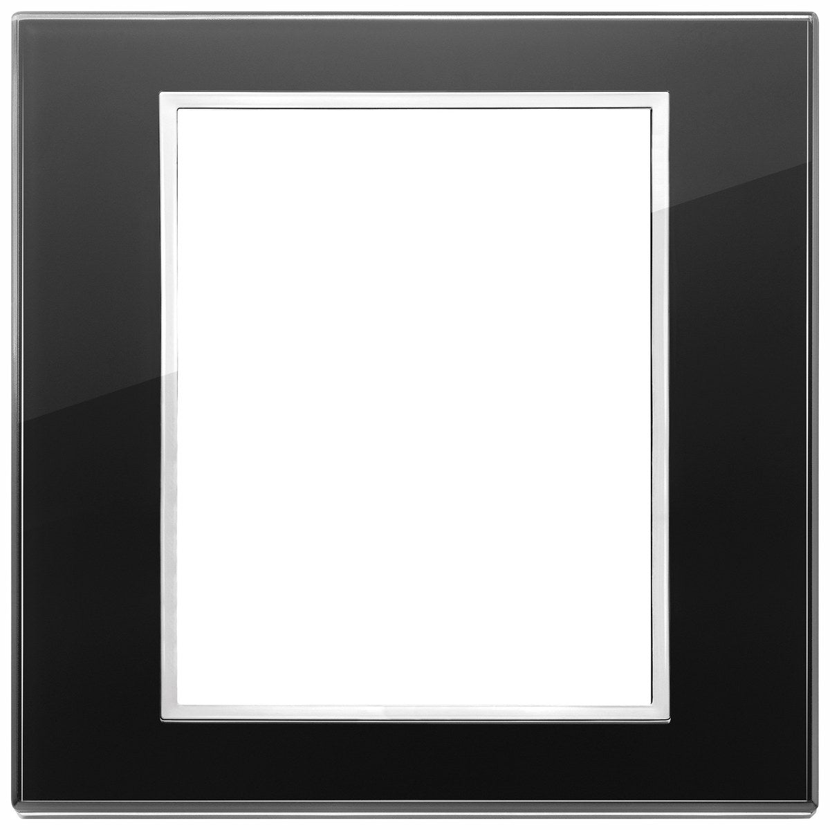 Vimar Eikon Plate 8(4+4)M crystal black diamond