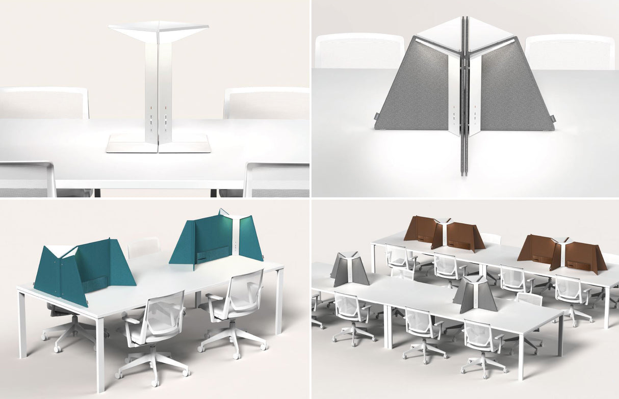 Pablo Table Corner Light Office 15 White/Turquoise - PHOTO 2