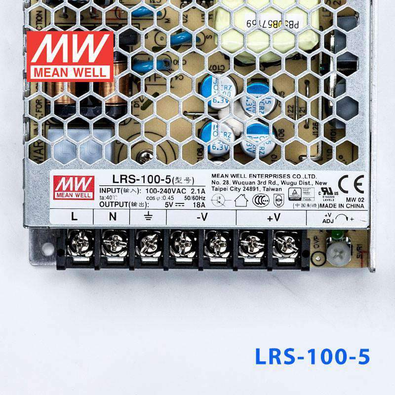 Mean Well LRS-100-5 Power Supply 100W 5V 18A - PHOTO 2