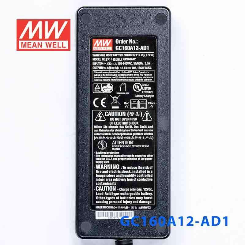 Mean Well GC160A12-AD1 Portable Chargers 136W 13.6V 10A - Green Adaptor - PHOTO 2