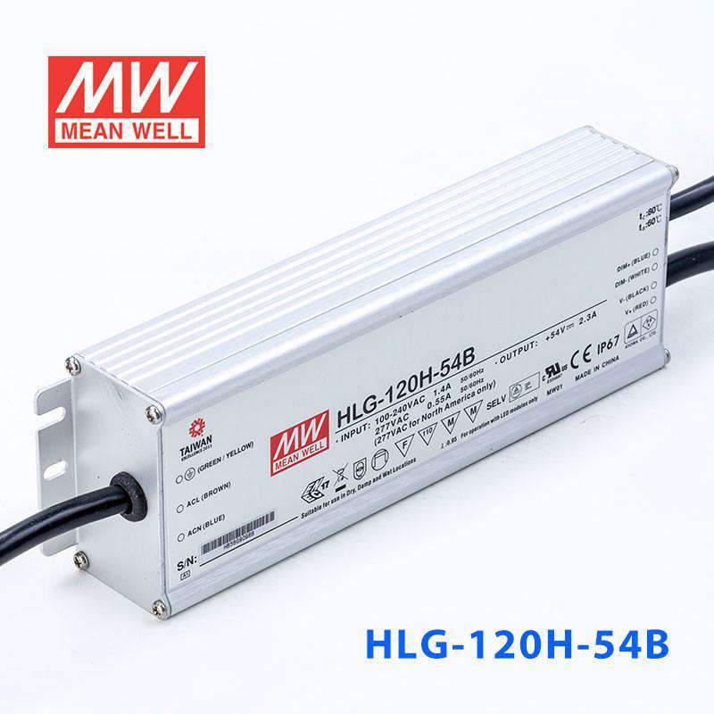 Mean Well HLG-120H-54B Power Supply 120W 54V- Dimmable 2.3A - PHOTO 1