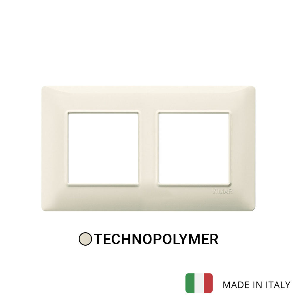 Vimar Plana Plate 4M(2+2) 57mm Technopolymer Beige