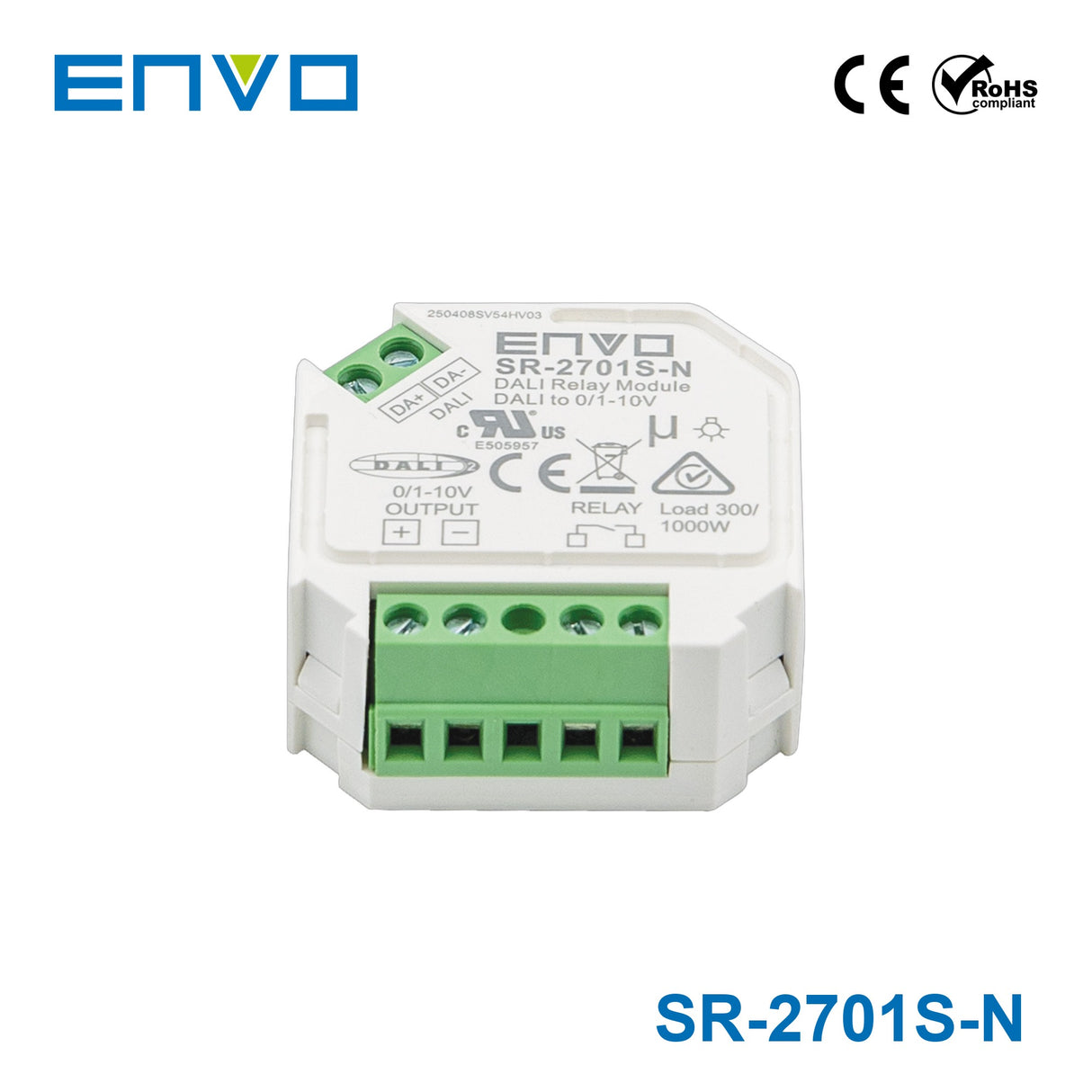 ENVO SR-2701S-N Relay On/Off Control + SR-2701S-N to 0/1-10V Converter, Configurable Single Address