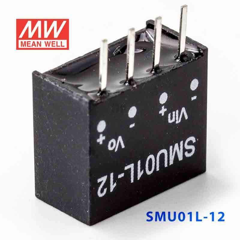 Mean Well SMU01L-12 DC-DC Converter - 1W - 4.5~5.5V in 12V out 84mA - PHOTO 3