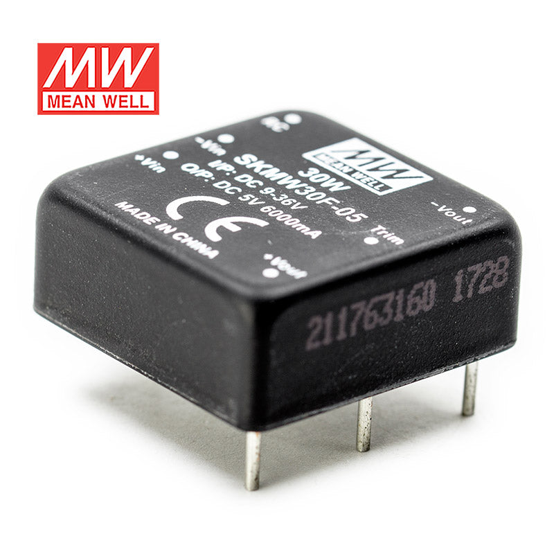 Mean Well SKMW30F-05 DC-DC Converter - 30W - 9~36V in 5V out 6A