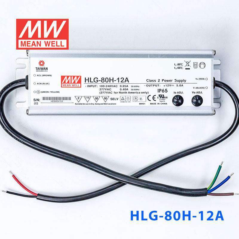 Mean Well HLG-80H-12A Power Supply 60W 12V - Adjustable - PHOTO 2