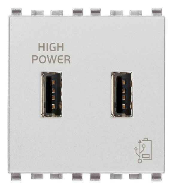 Eikon 5V 1A USB Supply Unit 2M Silver
