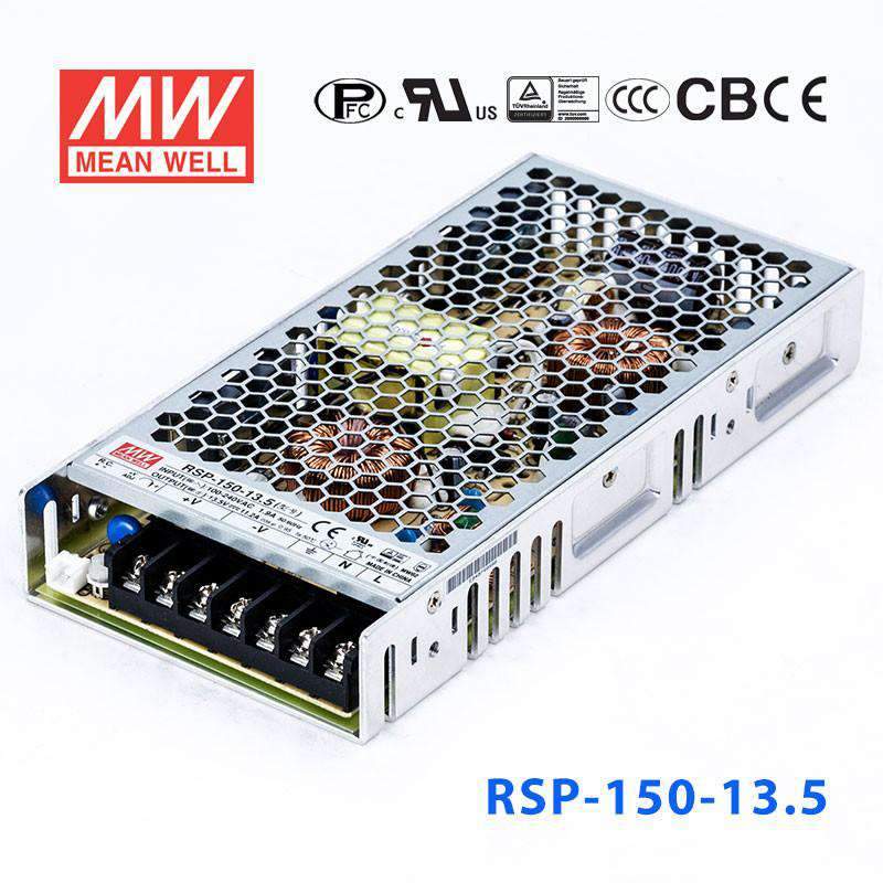 Mean Well RSP-150-13.5 Power Supply 150W 13.5V 11.2A