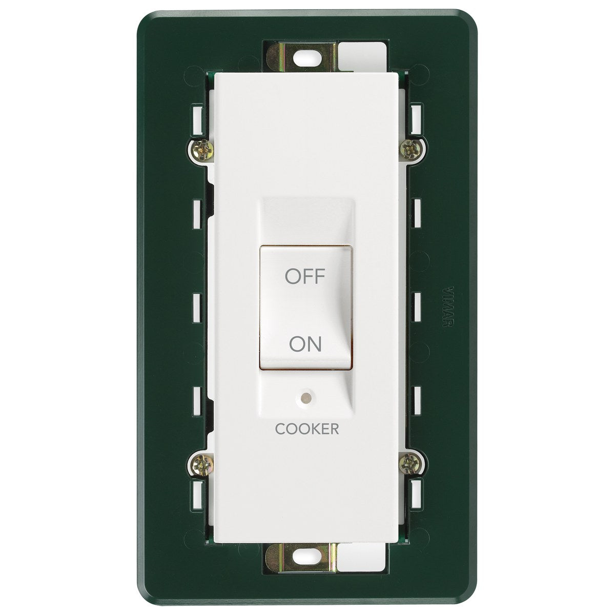 Plana 2P 45A 1-Way Cooker Switch 5M White