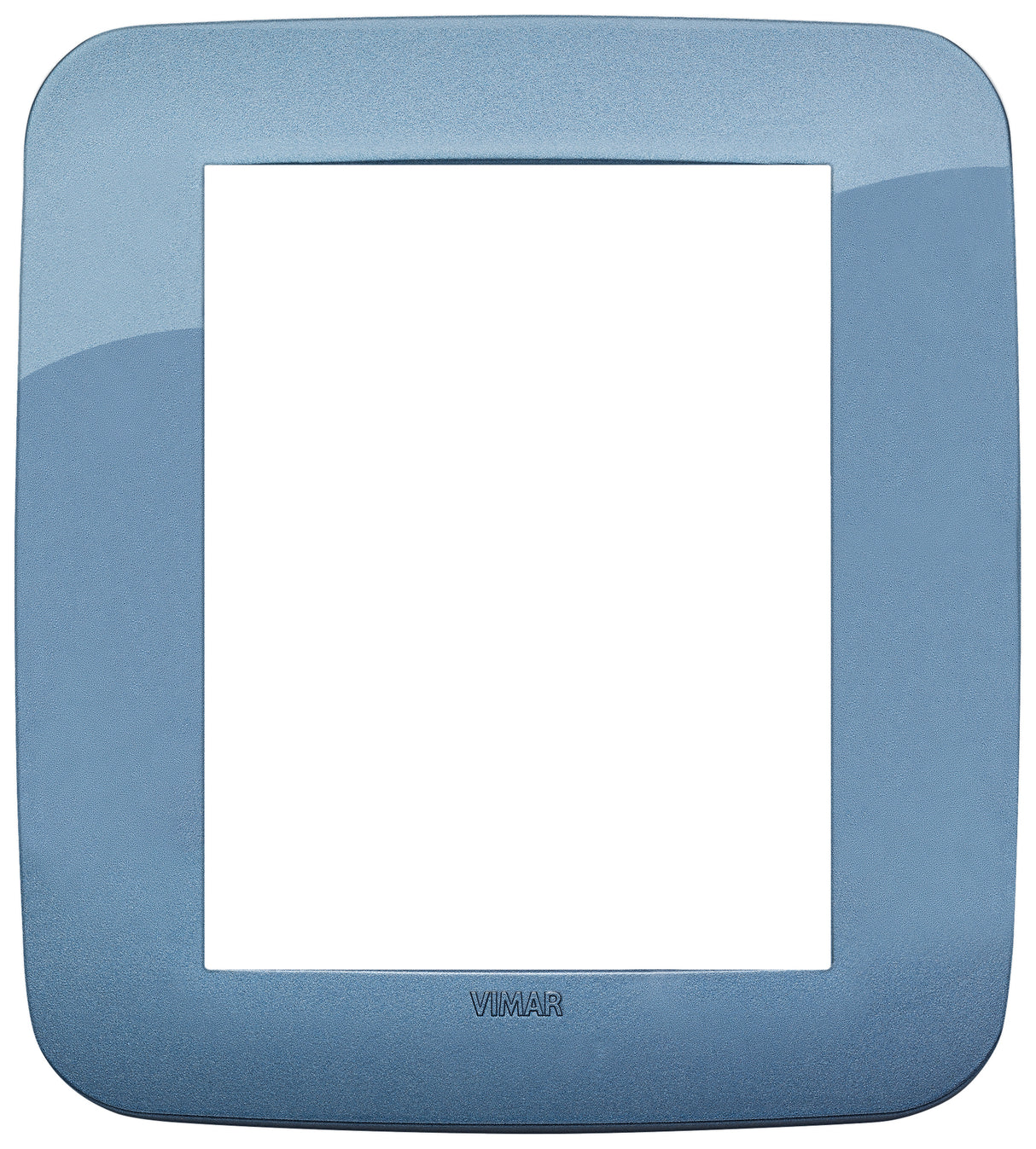 Vimar Arke Round Plate 8M Technopolymer Blue