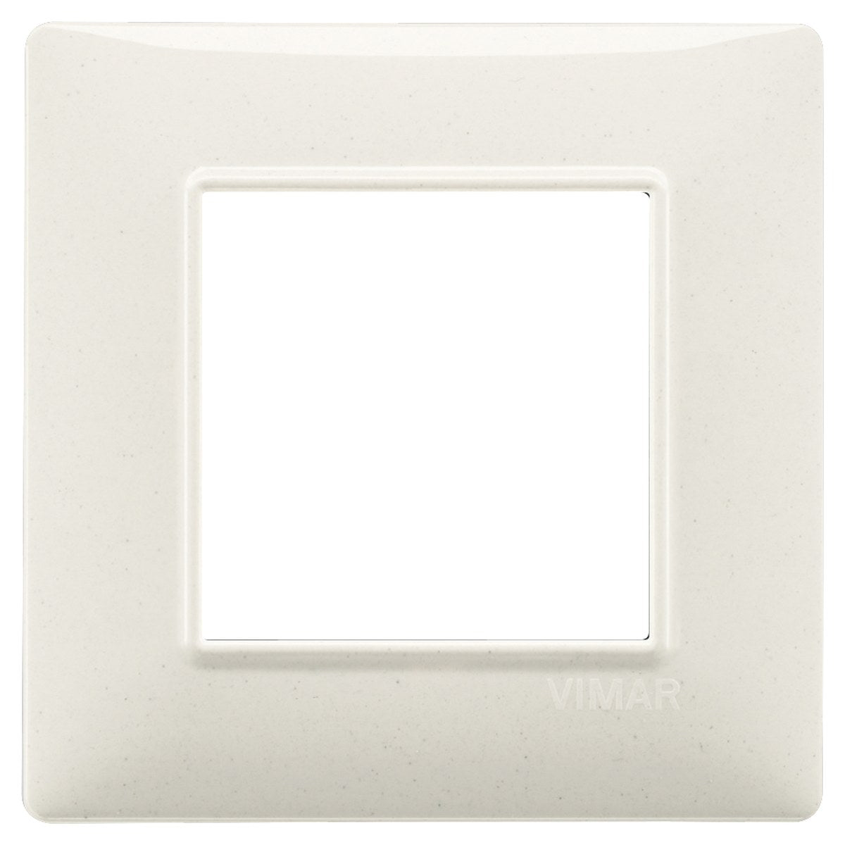 Vimar Plana Plate 2M Technopolymer Granite White - Square
