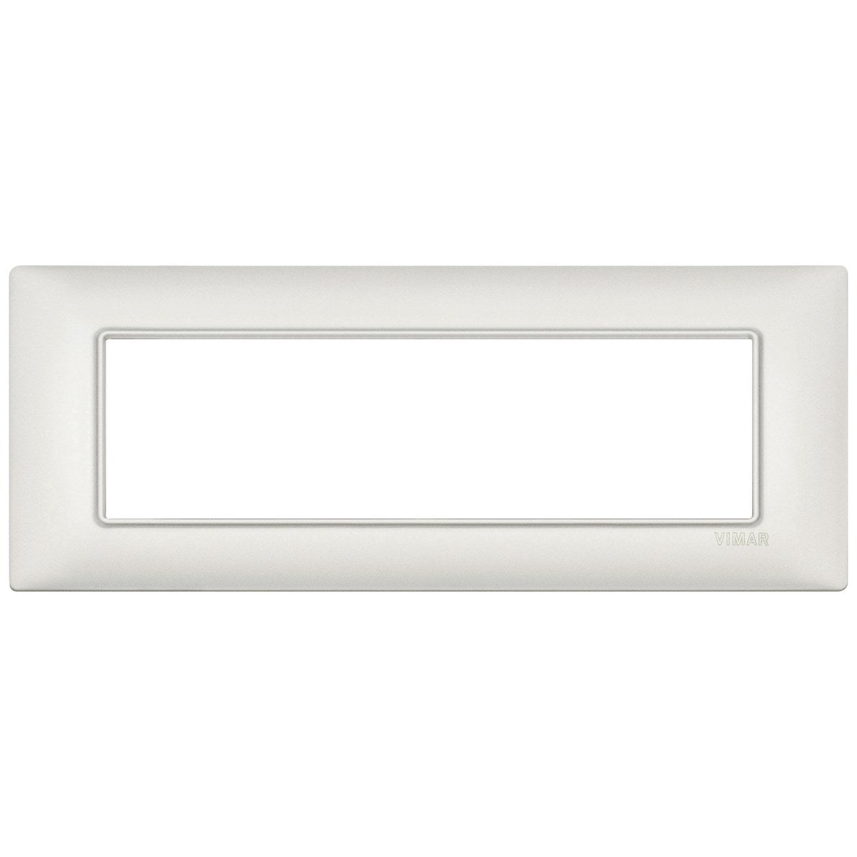 Vimar Plana Plate 7M Metal Pearl Silver
