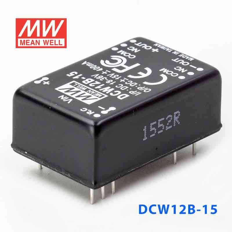 Mean Well DCW12B-15 DC-DC Converter - 12W - 18~36V in ±15V out 400mA - PHOTO 1