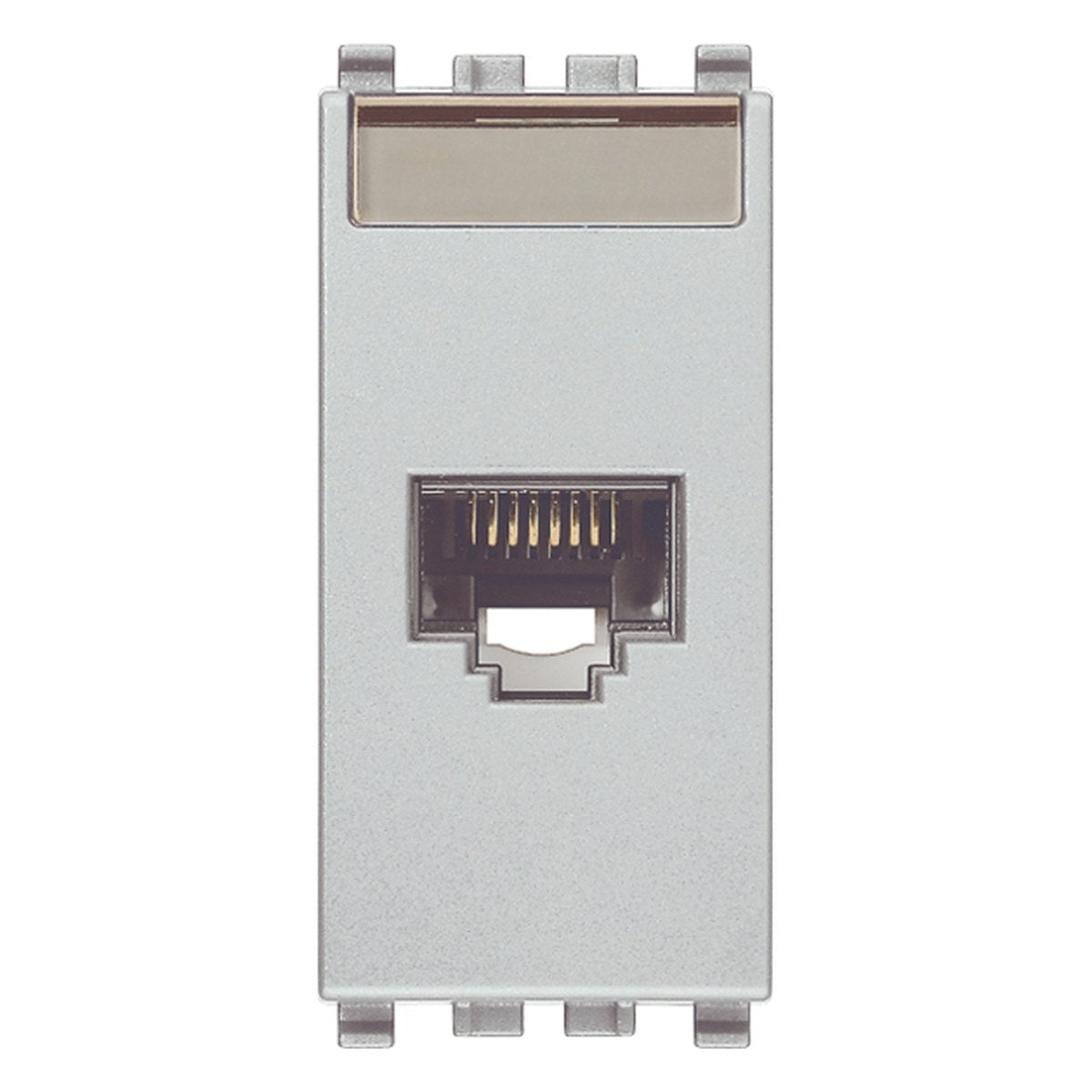 Eikon RJ45 Cat 6 Netsafe UTP 110 Outlet Silver