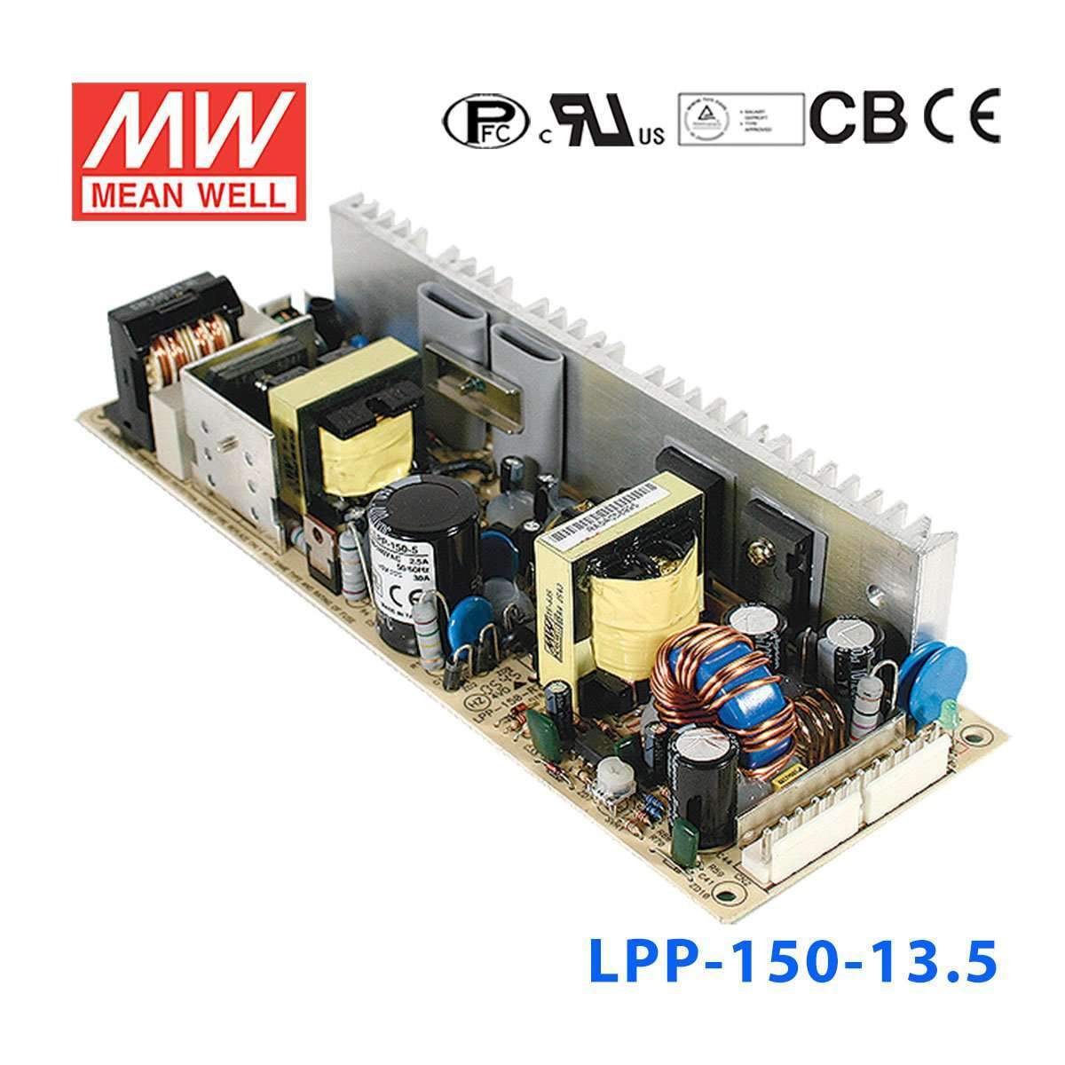 Mean Well LPP-150-13.5 Power Supply 151W 13.5V 11.2A