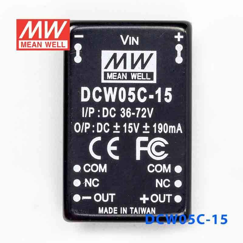 Mean Well DCW05C-15 DC-DC Converter - 5W - 36~72V in ±15V out - PHOTO 2