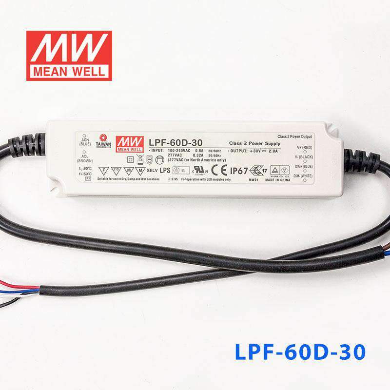 Mean Well LPF-60D-30 Power Supply 60W 30V - Dimmable 2A - PHOTO 2
