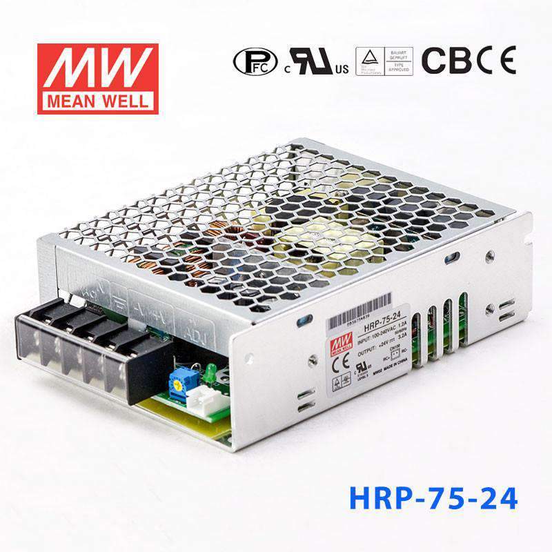 Mean Well HRP-75-24 Power Supply 76.8W 24V 3.2A