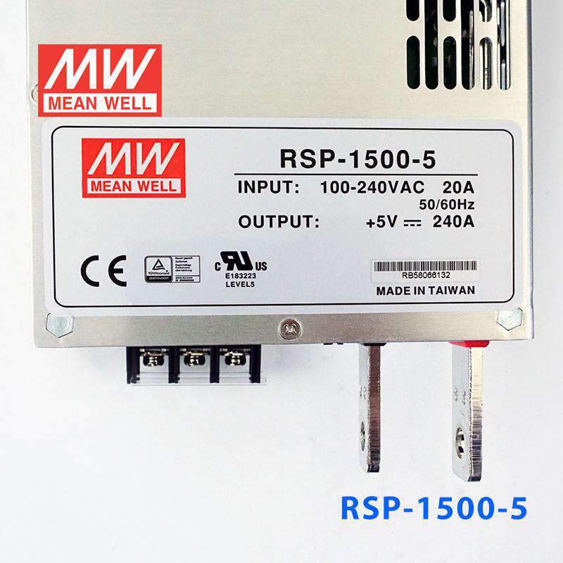 Mean Well RSP-1500-5 Power Supply 1200W 5V 240A - PHOTO 2