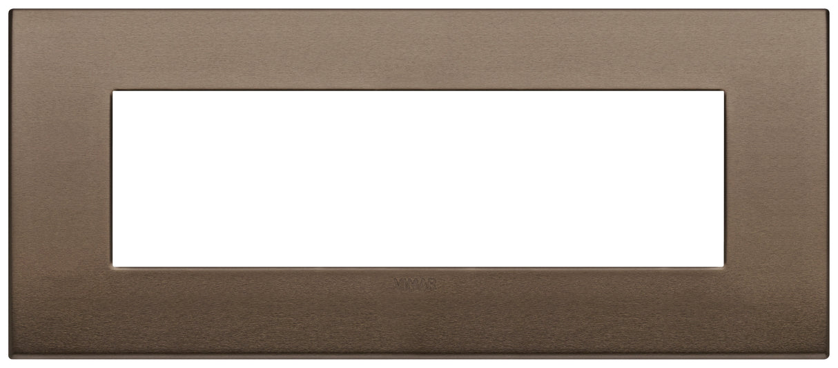Vimar Arke Classic Plate 7M Aluminium Dark Bronze