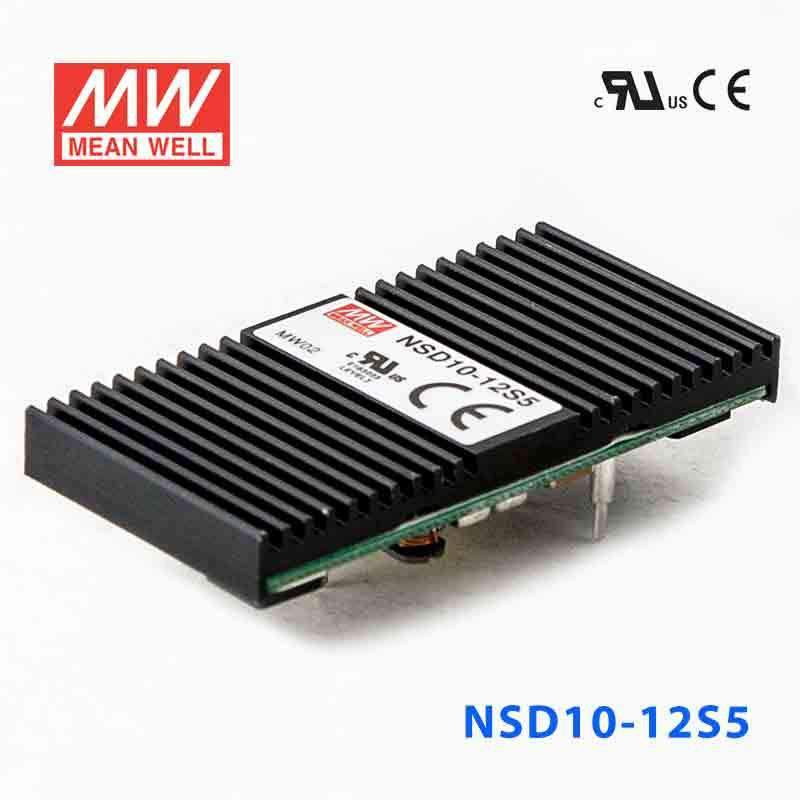 Mean Well NSD10-12S5 DC-DC Converter - 10W - 9.8~36V in 5V out 2A