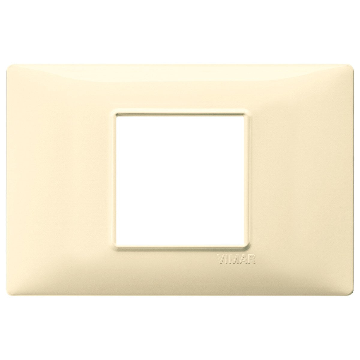 Vimar Plana Plate 2M Technopolymer Cream white