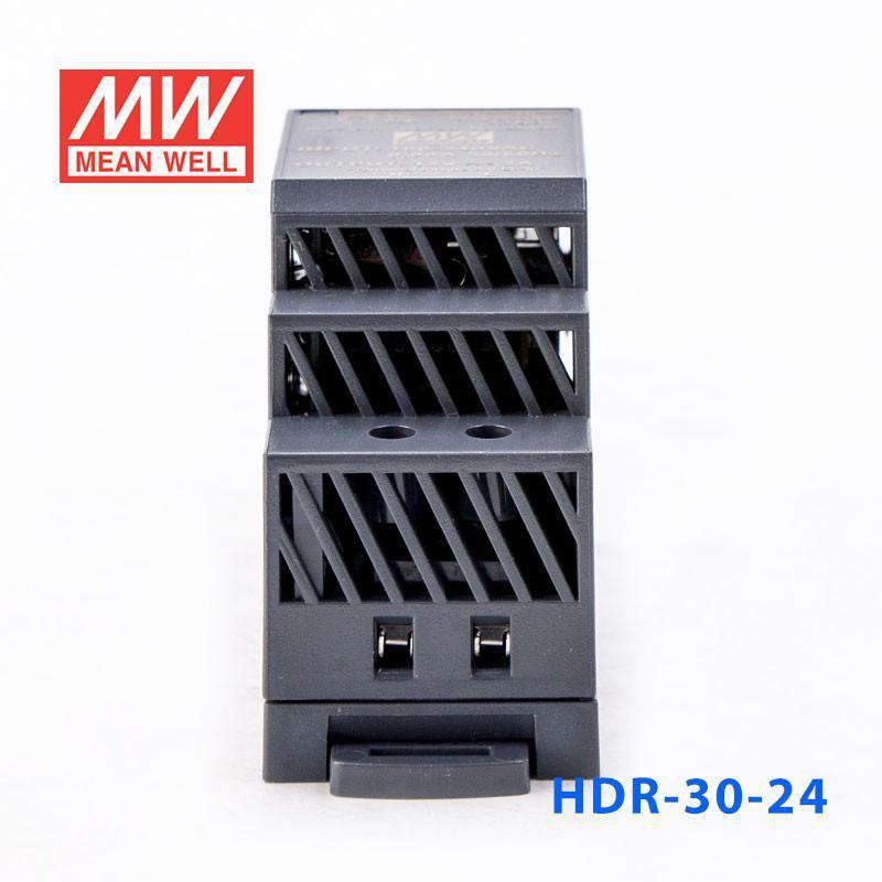 Mean Well HDR-30-24 Ultra Slim Step Shape Power Supply 30W 24V 1.5A - DIN Rail - PHOTO 4