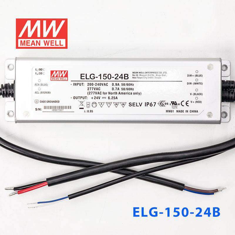 Mean Well ELG-150-24B Power Supply 150W 24V - Dimmable 6.25A - PHOTO 2