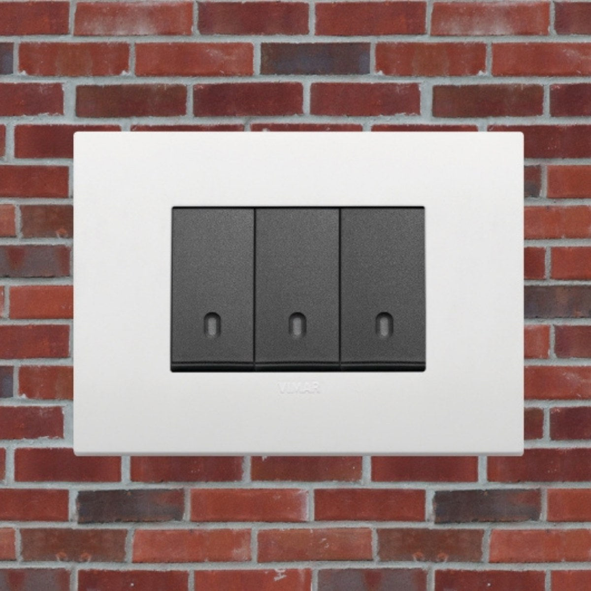 Vimar Arke Plastic 3 Gang switch - White - 16A - PHOTO 15