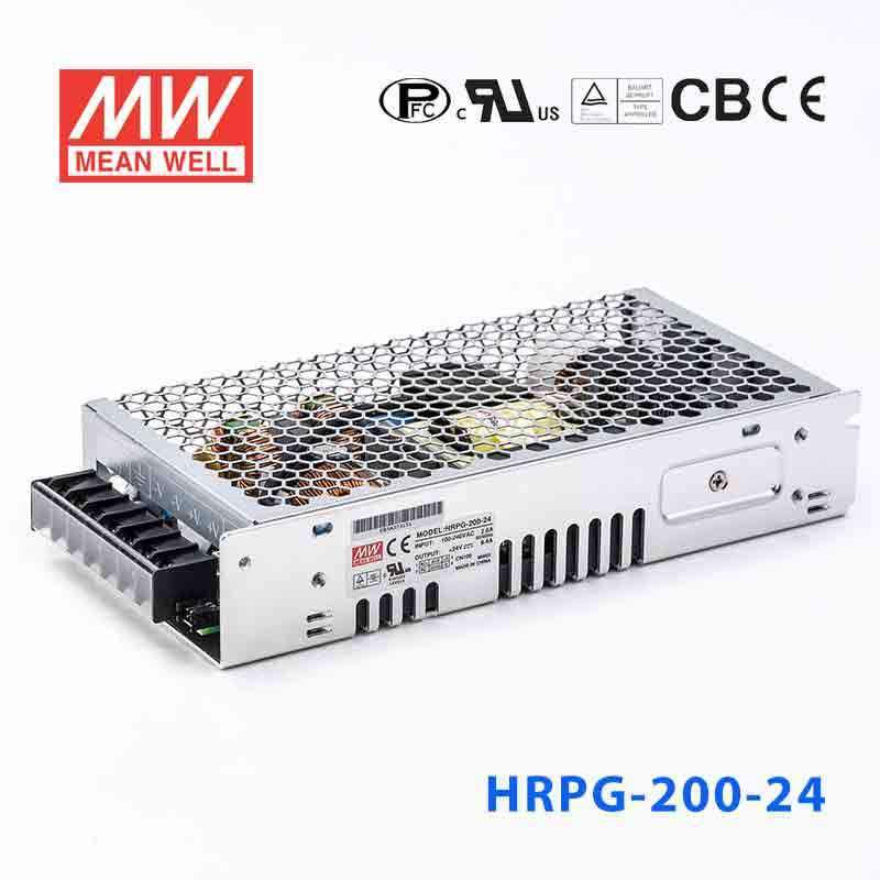 Mean Well HRPG-200-24 Power Supply 201.6W 24V