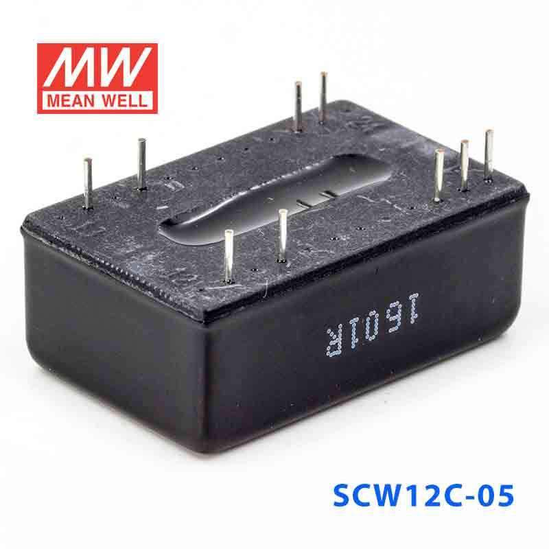 Mean Well SCW12C-05 DC-DC Converter - 12W 36~72V DC in 5V out 2.4A - PHOTO 3