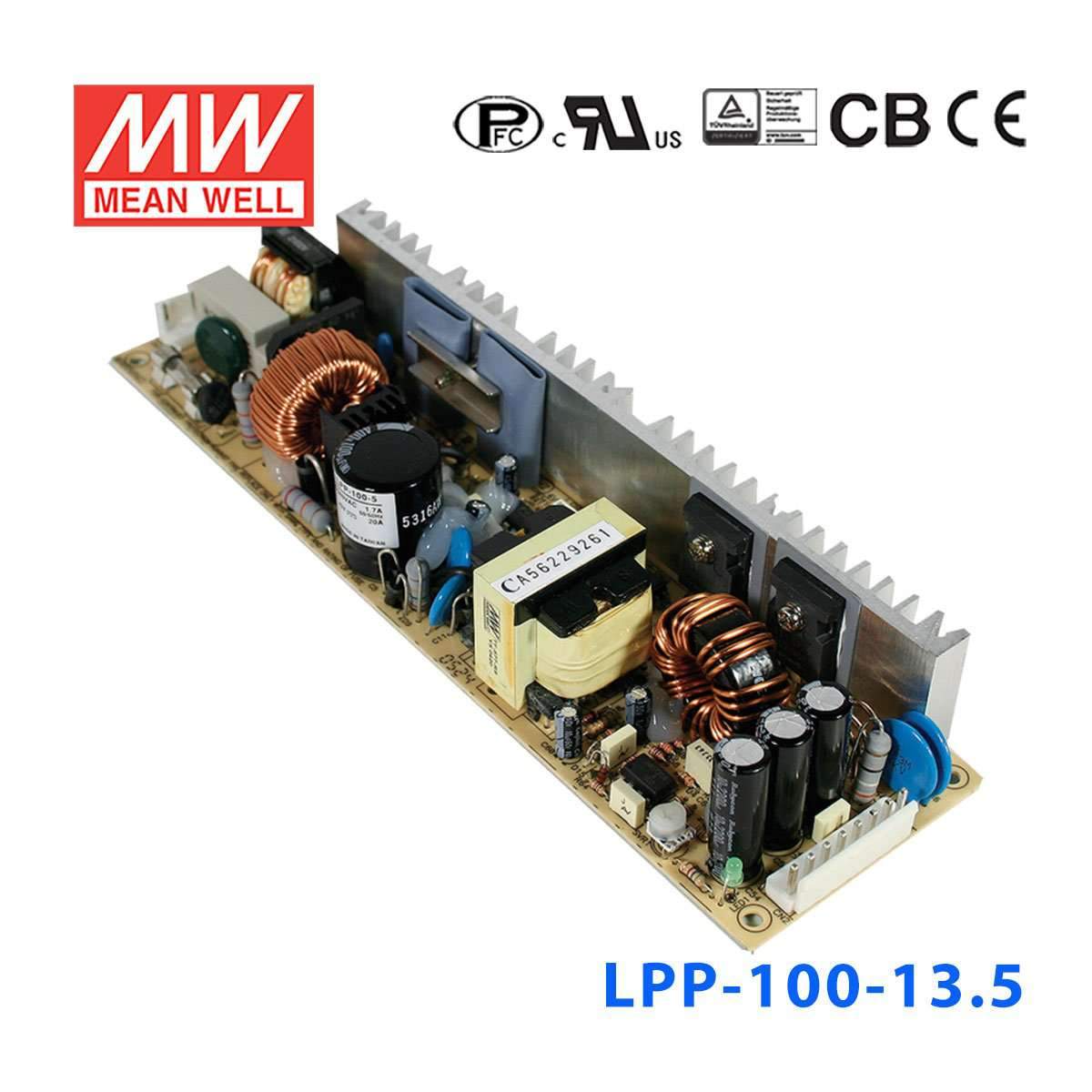 Mean Well LPP-100-13.5 Power Supply 101W 13.5V 7.5A