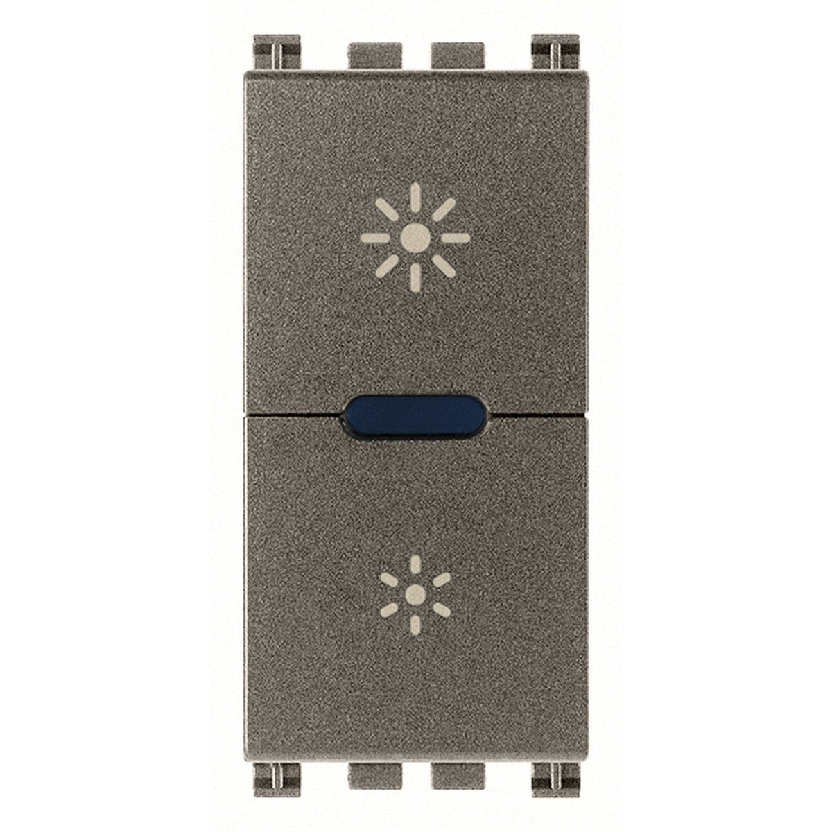 Vimar Arke Universal Master Push Dimmer 230V Aluminium