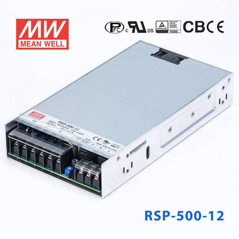 Mean Well RSP-500-12 Power Supply 500W 12V 41.7A