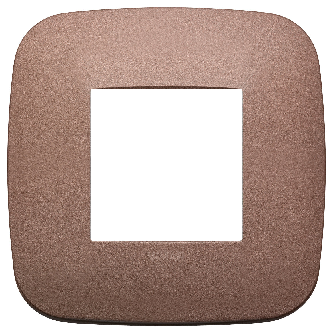 Vimar Arke Round Plate 2M Metal Matt Bronze