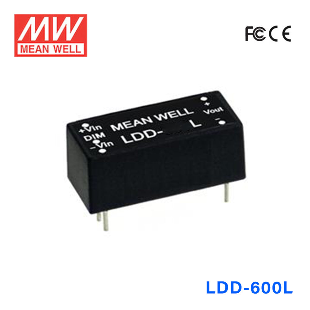 Mean Well LDD-600L DC/DC LED Driver CC 600mA - Step-down