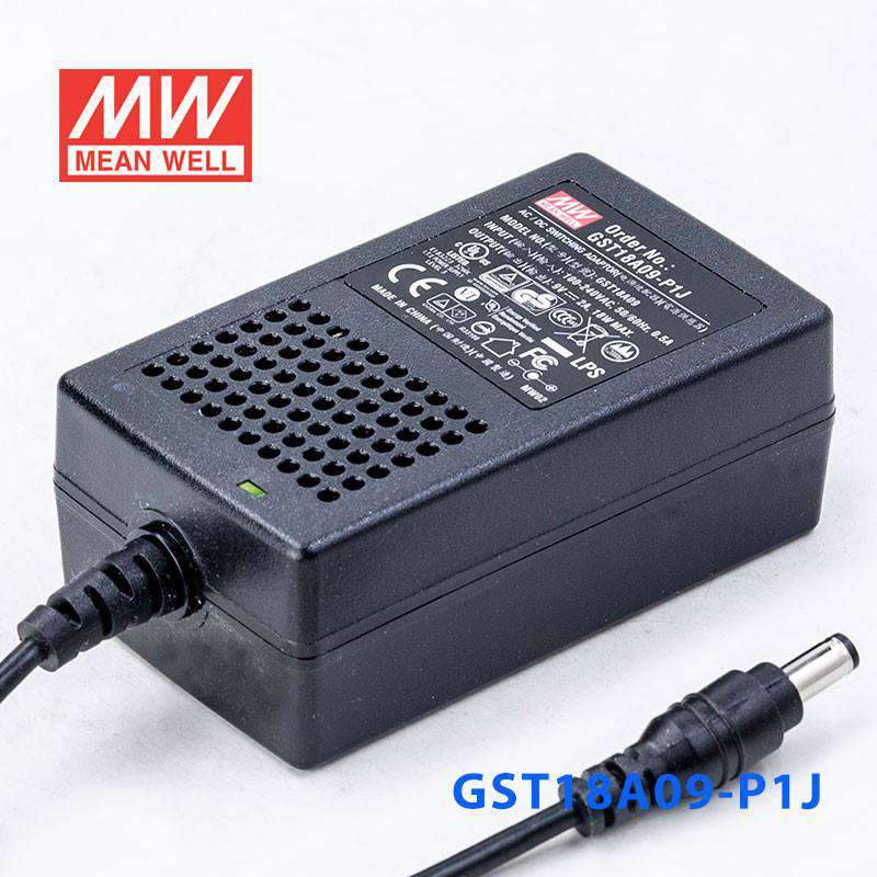 Mean Well GST18A09-P1J Power Supply 18W 9V 2A - PHOTO 1