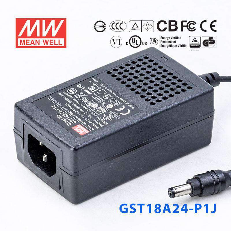 Mean Well GST18A24-P1J Power Supply 18W 24V 750mA