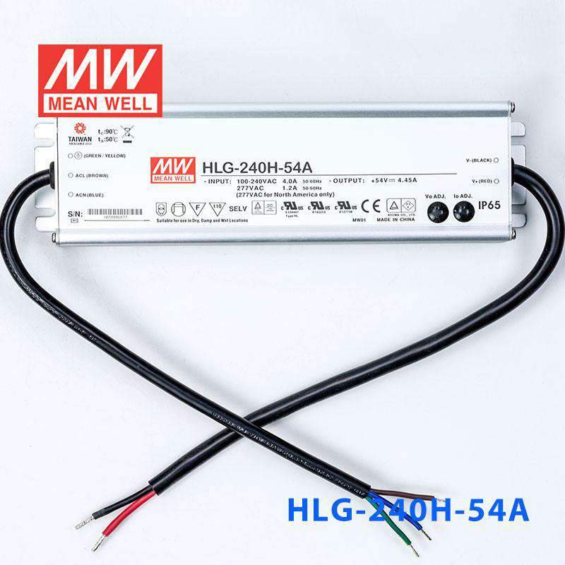 Mean Well HLG-240H-54A Power Supply 240W 54V - Adjustable 4.45A - PHOTO 2