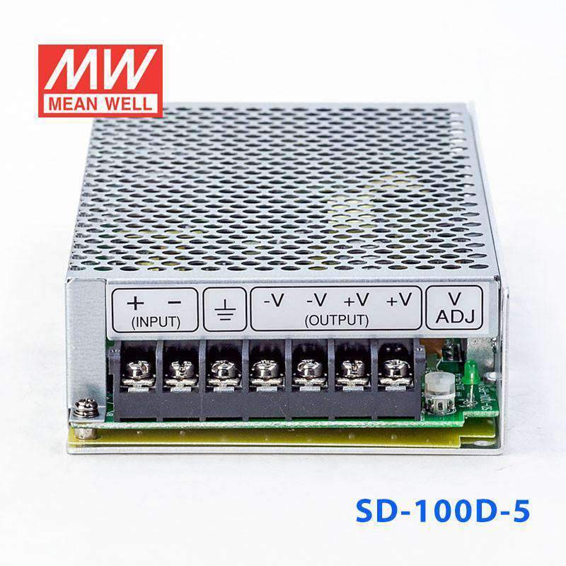 Mean Well SD-100D-5 DC-DC Converter - 100W - 72~144V in 5V out 18A - PHOTO 4