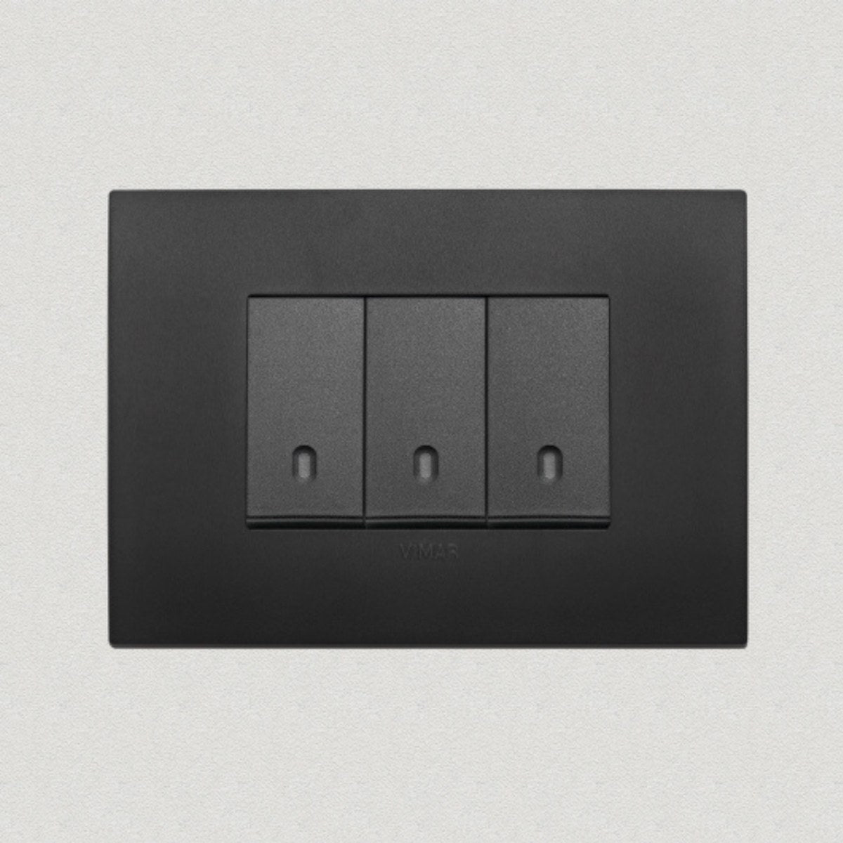 Vimar Arke Plastic 3 Gang switch - Black - 16A - PHOTO 11