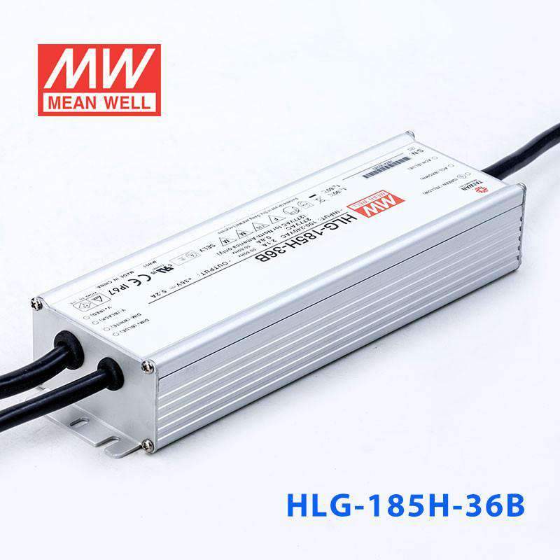 Mean Well HLG-185H-36B Power Supply 185W 36V- Dimmable 5.2A - PHOTO 3